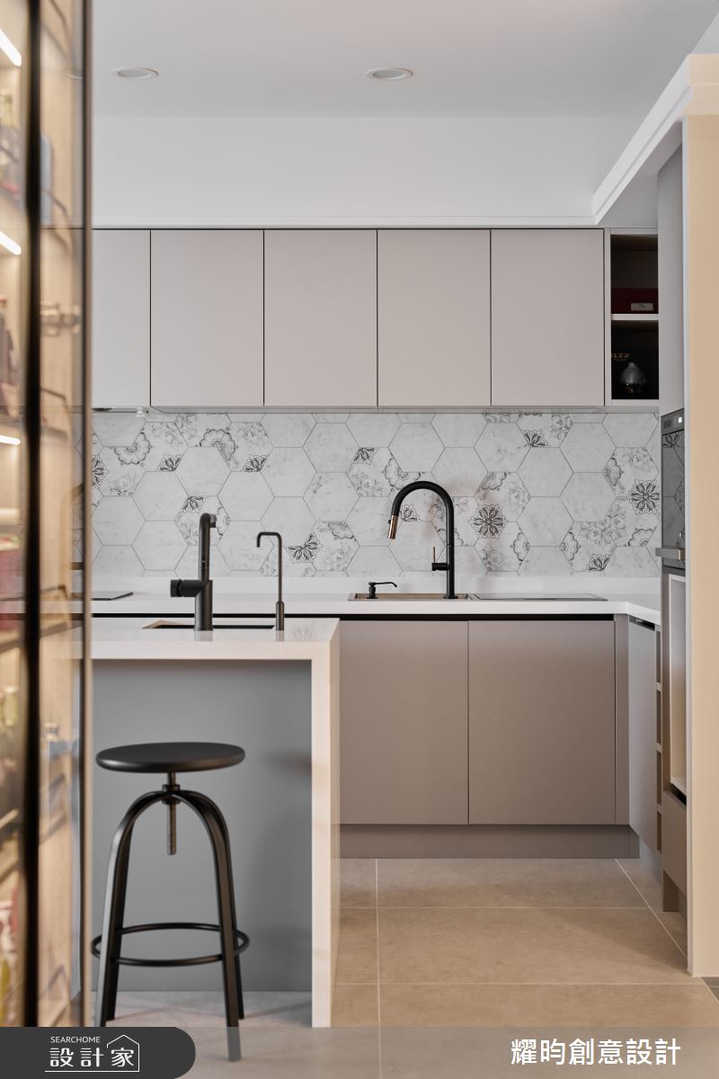 32坪老屋(31~40年)＿北歐風廚房中島案例圖片＿耀昀創意設計＿耀昀_84之15