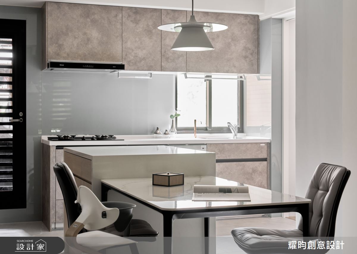 25坪中古屋(5~15年)＿北歐風餐廳廚房中島案例圖片＿耀昀創意設計＿耀昀_88之9