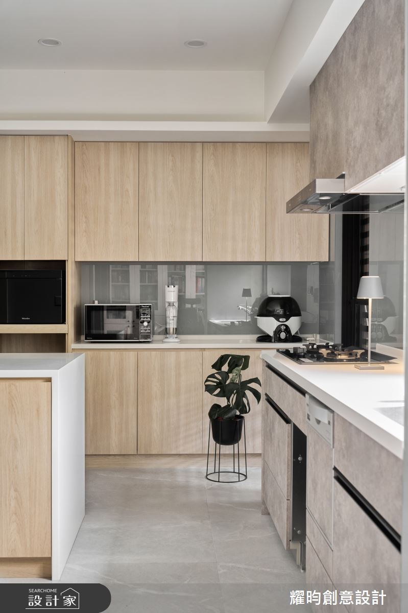 25坪中古屋(5~15年)＿北歐風廚房中島案例圖片＿耀昀創意設計＿耀昀_88之13