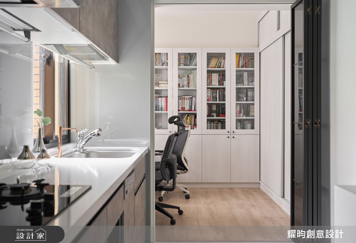 25坪中古屋(5~15年)＿北歐風廚房書房案例圖片＿耀昀創意設計＿耀昀_88之16