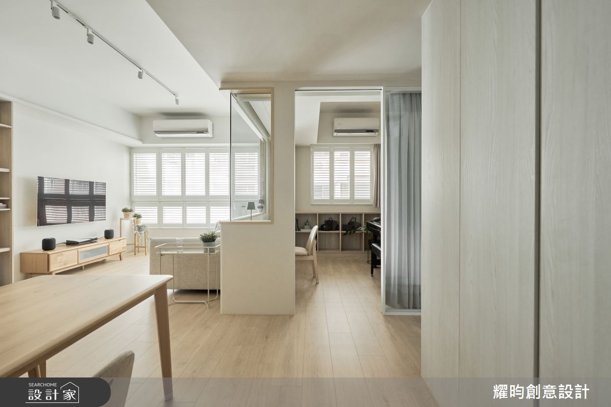 25坪老屋(16~30年)＿日式無印風客廳餐廳書房案例圖片＿耀昀創意設計＿耀昀_89之5
