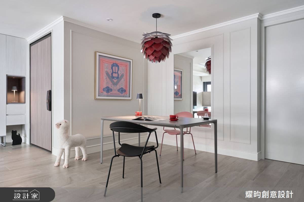 36坪新成屋(5年以下)＿美式風玄關餐廳案例圖片＿耀昀創意設計＿耀昀_90之4