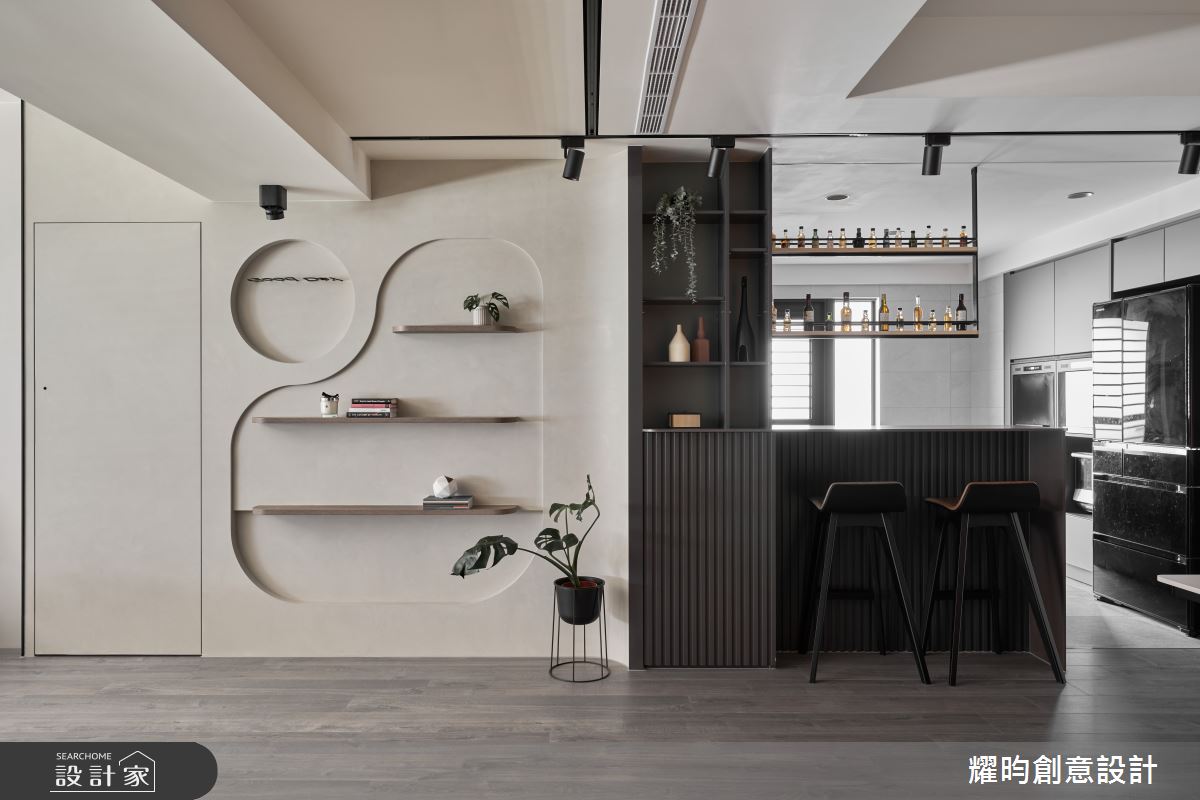 60坪新古屋(10年以下)＿現代風吧檯中島案例圖片＿耀昀創意設計＿耀昀_91之8