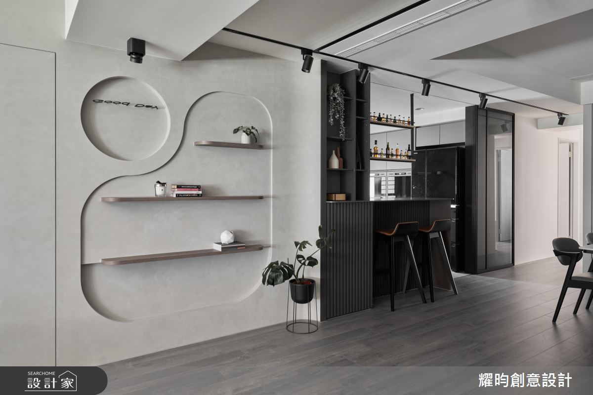 60坪新古屋(10年以下)＿現代風吧檯中島案例圖片＿耀昀創意設計＿耀昀_91之9