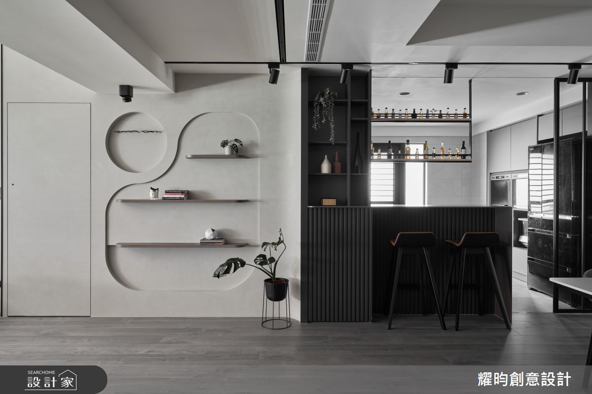 60坪新古屋(10年以下)＿現代風吧檯中島案例圖片＿耀昀創意設計＿耀昀_91之10