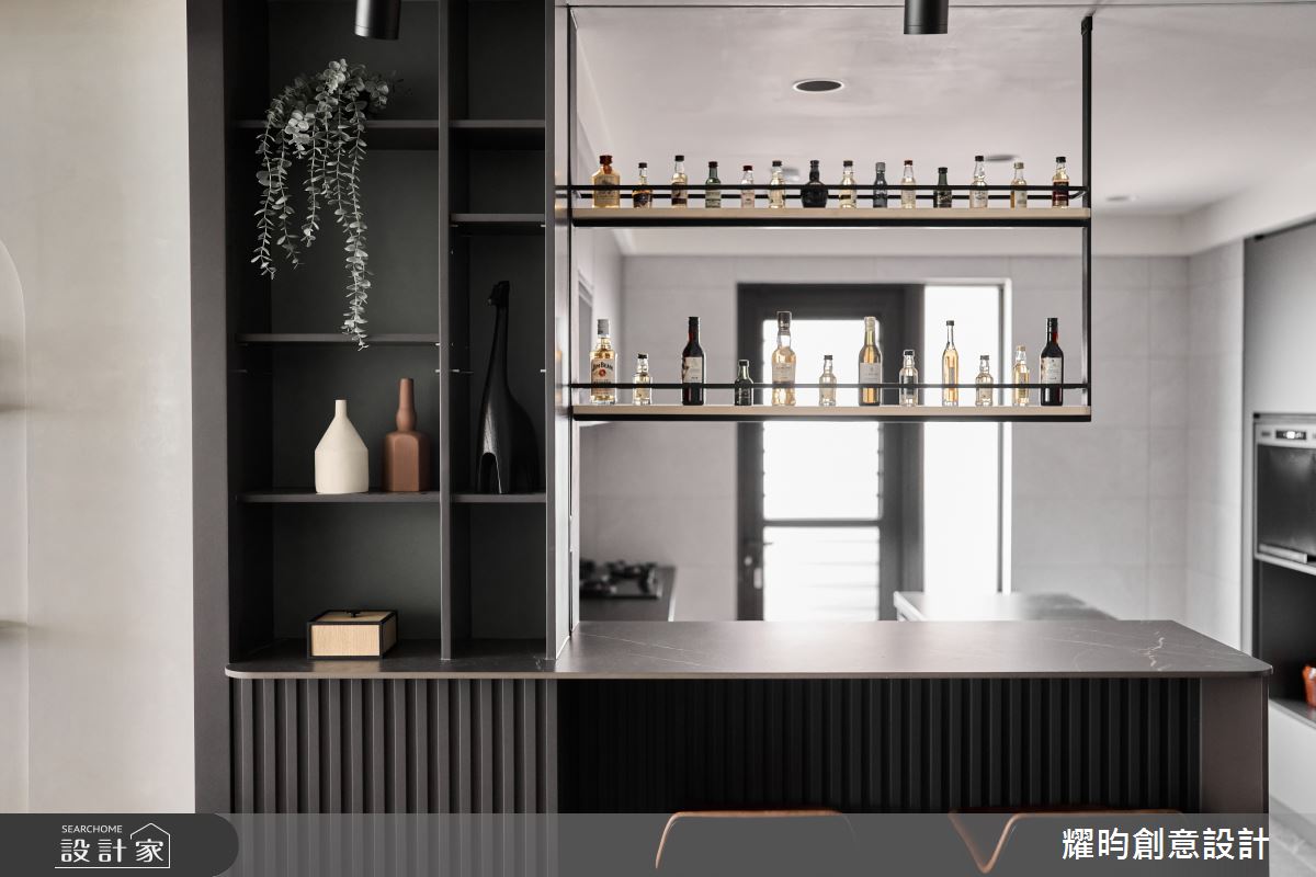 60坪新古屋(10年以下)＿現代風吧檯中島案例圖片＿耀昀創意設計＿耀昀_91之12