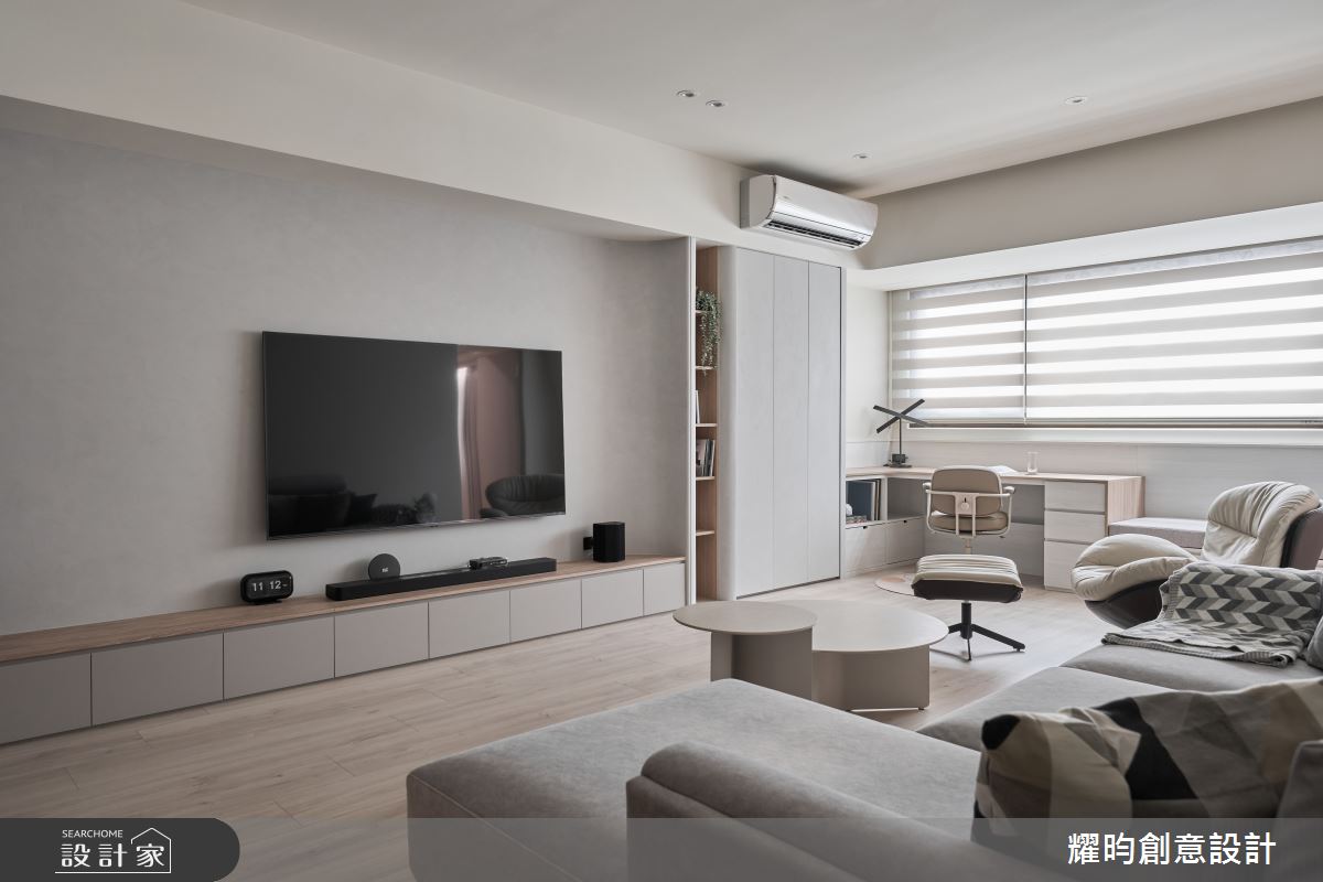 29坪中古屋(5~15年)＿北歐風客廳書房案例圖片＿耀昀創意設計＿耀昀_92之7
