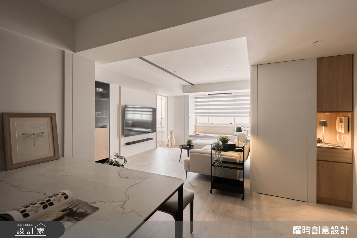 29坪老屋(16~30年)＿北歐風玄關客廳餐廳案例圖片＿耀昀創意設計＿耀昀_95之2