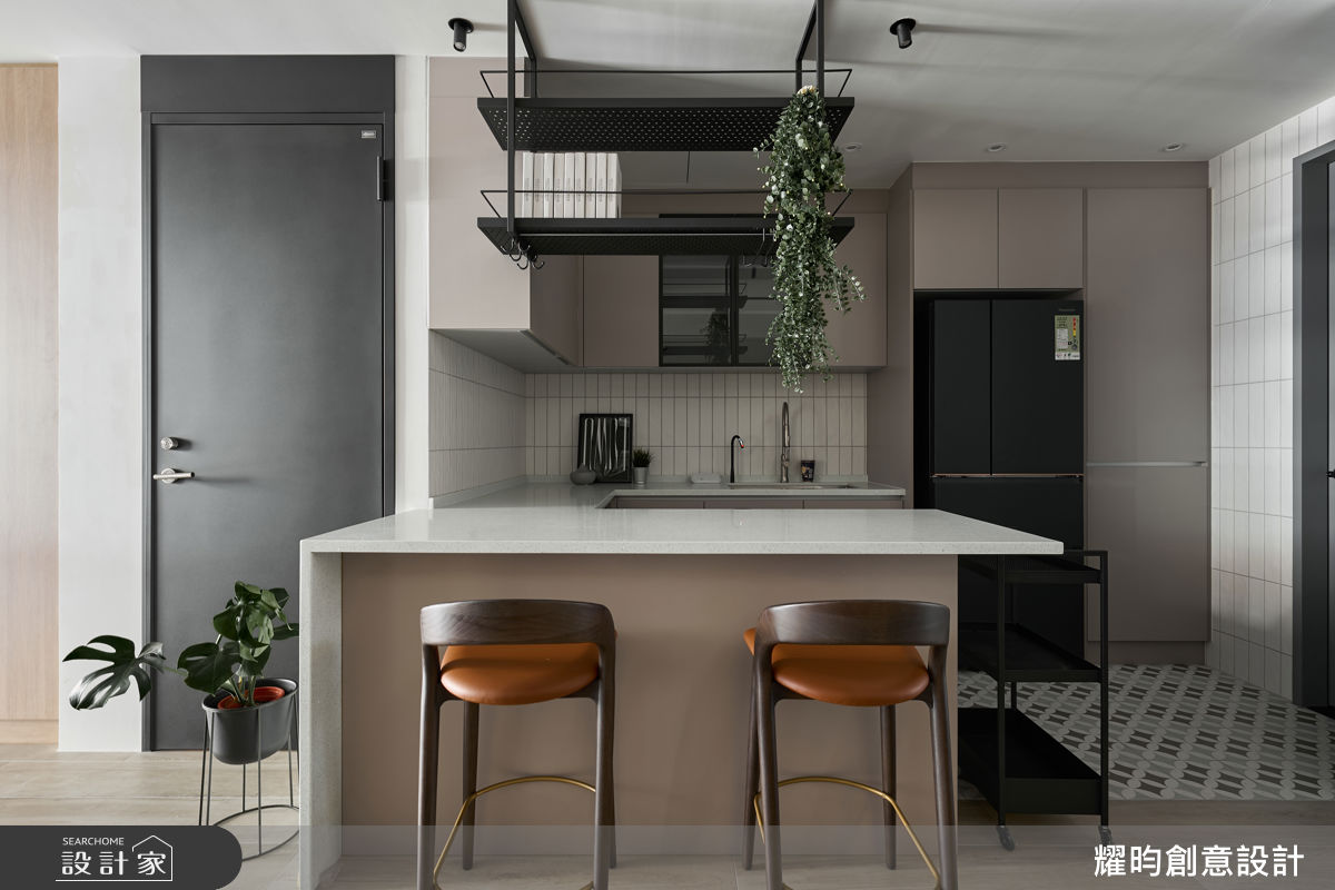 28坪老屋(41~50年)＿北歐風吧檯中島案例圖片＿耀昀創意設計＿耀昀_96之6