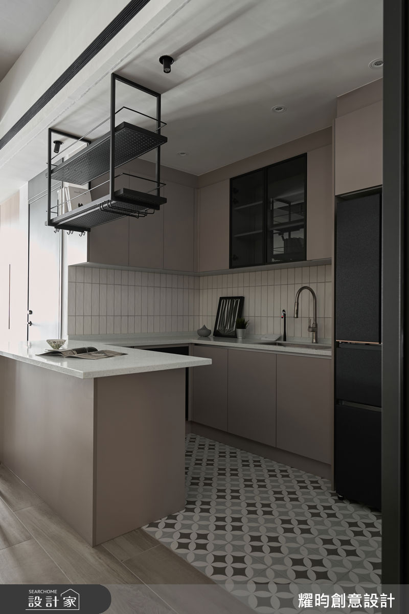 28坪老屋(41~50年)＿北歐風廚房吧檯中島案例圖片＿耀昀創意設計＿耀昀_96之10