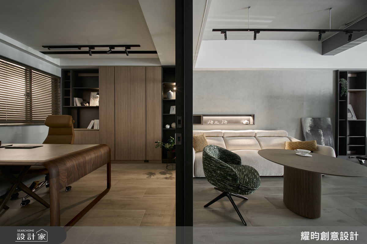 28坪老屋(41~50年)＿北歐風客廳書房案例圖片＿耀昀創意設計＿耀昀_96之15
