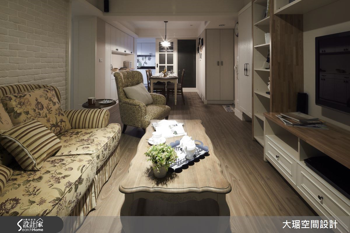 23坪老屋(16~30年)＿鄉村風玄關客廳餐廳案例圖片＿大琚空間設計＿大琚_07之6