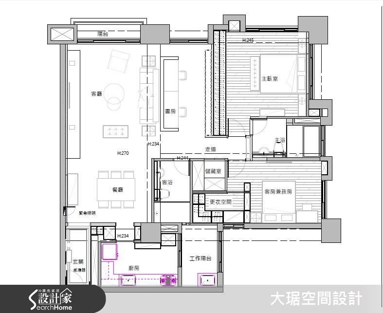 38坪新成屋(5年以下)＿新古典案例圖片＿大琚空間設計＿大琚_19之12