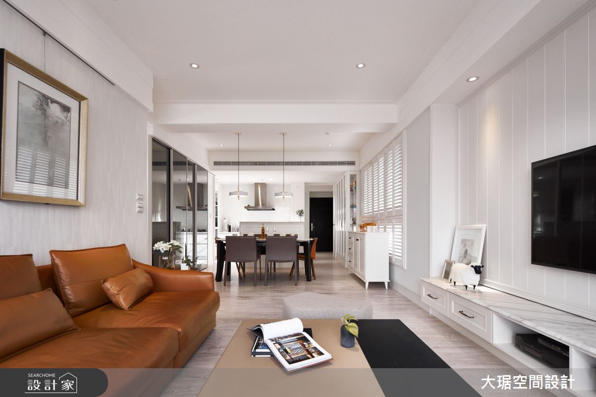 29坪新成屋(5年以下)＿美式風客廳餐廳廚房吧檯案例圖片＿大琚空間設計＿大琚_27之12