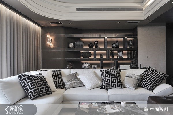 65坪新成屋(5年以下)＿奢華風客廳案例圖片＿藍雅國際設計＿藍雅_08之8