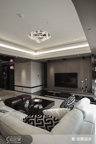 65坪新成屋(5年以下)＿奢華風玄關客廳案例圖片＿藍雅國際設計＿藍雅_08之6