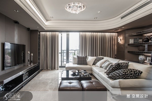 65坪新成屋(5年以下)＿奢華風客廳案例圖片＿藍雅國際設計＿藍雅_08之5