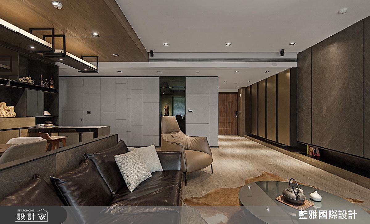 62坪新成屋(5年以下)＿現代風玄關客廳案例圖片＿藍雅國際設計＿藍雅_13之9