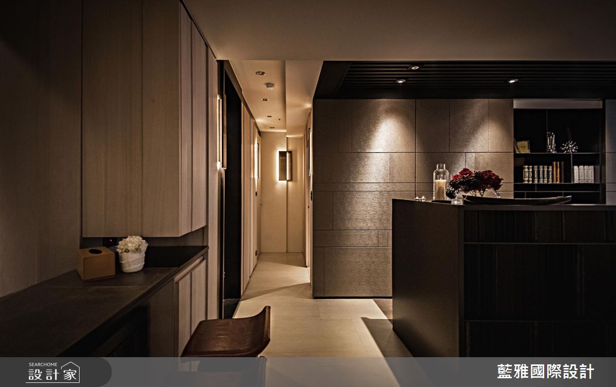 33坪新成屋(5年以下)＿新中式風吧檯走廊中島案例圖片＿藍雅國際設計＿藍雅_18之26