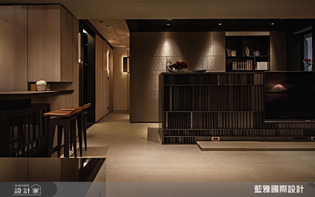 33坪新成屋(5年以下)＿新中式風吧檯中島案例圖片＿藍雅國際設計＿藍雅_18之24