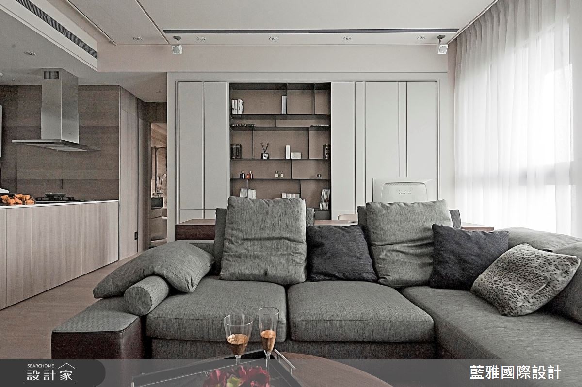 65坪新成屋(5年以下)＿奢華風客廳案例圖片＿藍雅國際設計＿藍雅_23之3