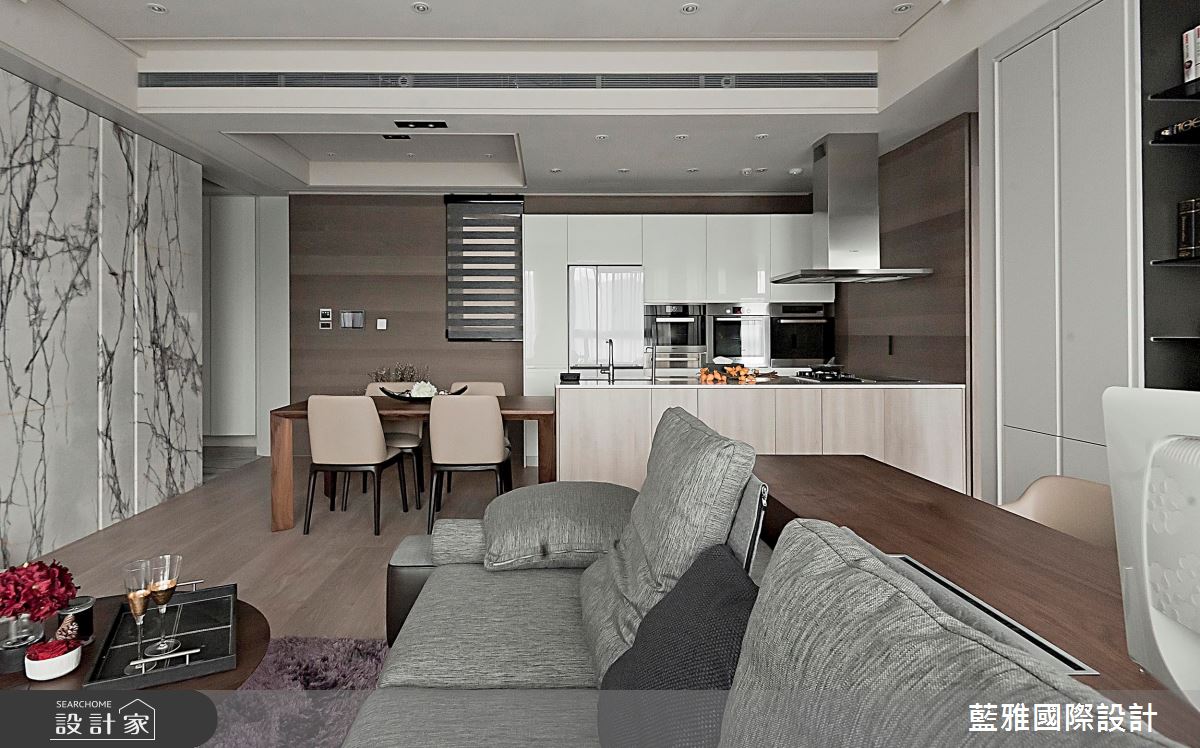 65坪新成屋(5年以下)＿奢華風客廳餐廳廚房案例圖片＿藍雅國際設計＿藍雅_23之5