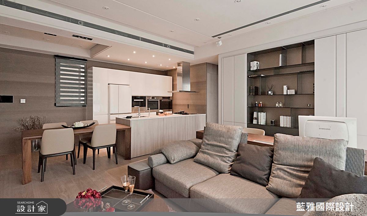 65坪新成屋(5年以下)＿奢華風客廳餐廳廚房案例圖片＿藍雅國際設計＿藍雅_23之20