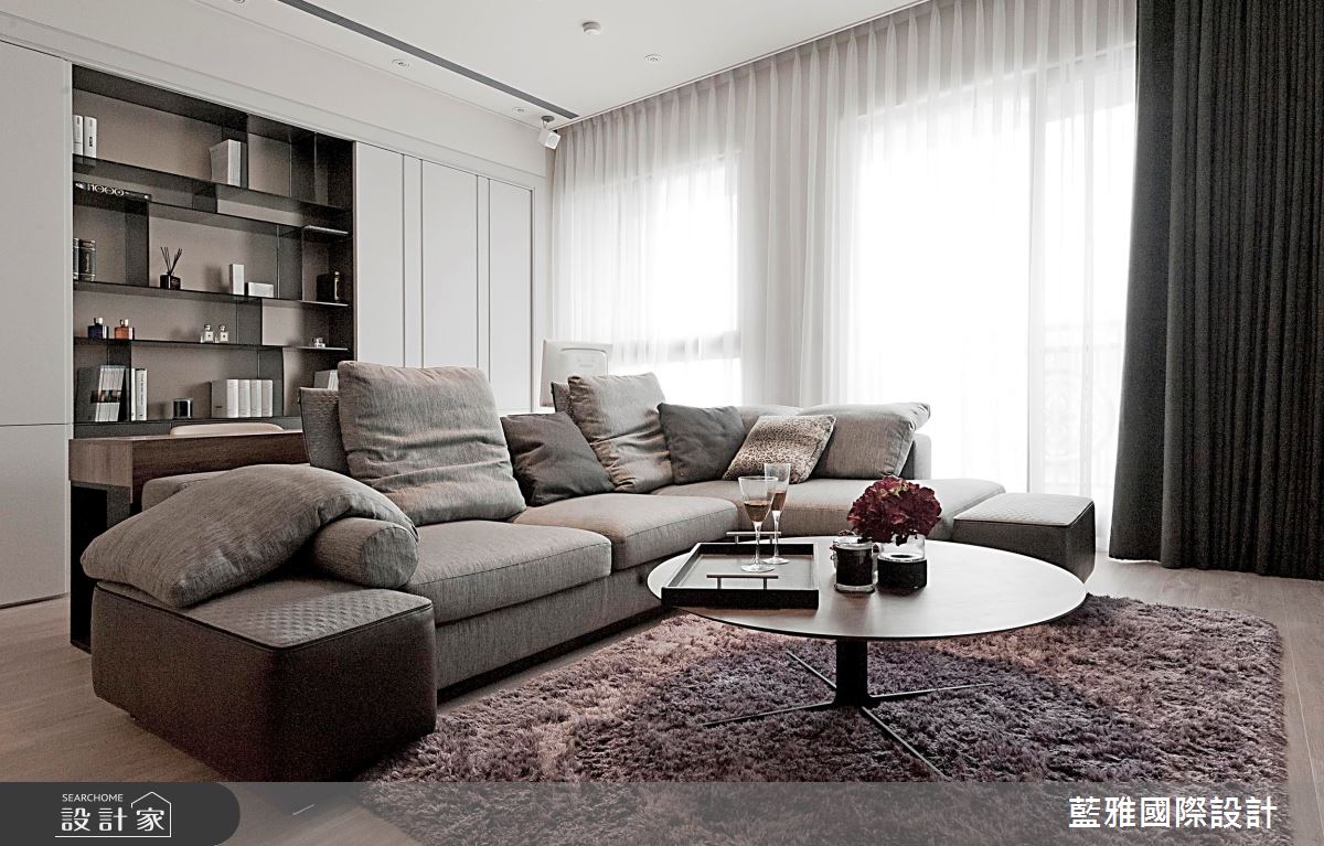 65坪新成屋(5年以下)＿奢華風客廳案例圖片＿藍雅國際設計＿藍雅_23之23