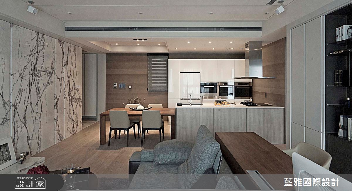 65坪新成屋(5年以下)＿奢華風客廳餐廳廚房案例圖片＿藍雅國際設計＿藍雅_23之28