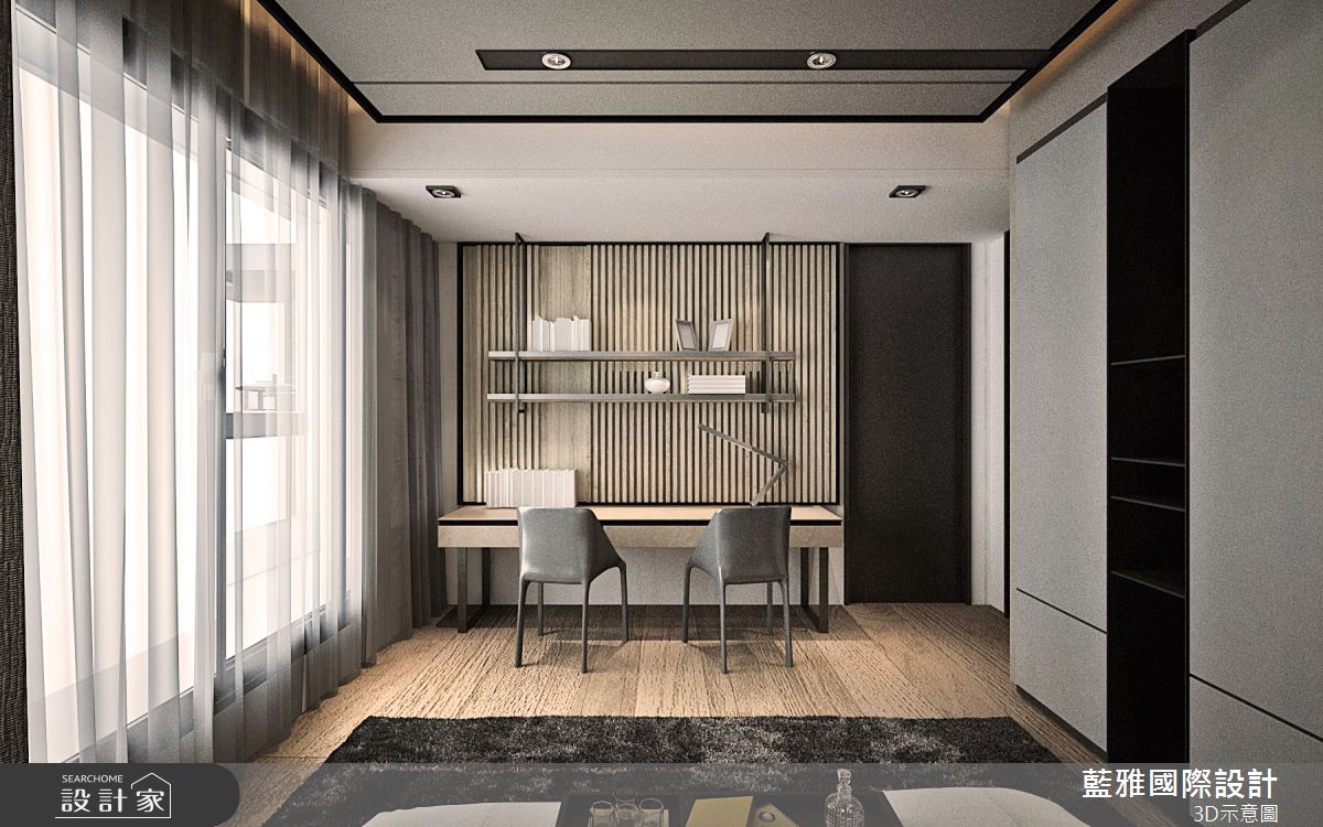 130坪新成屋(5年以下)＿現代風書房多功能室案例圖片＿藍雅國際設計＿藍雅_26之10