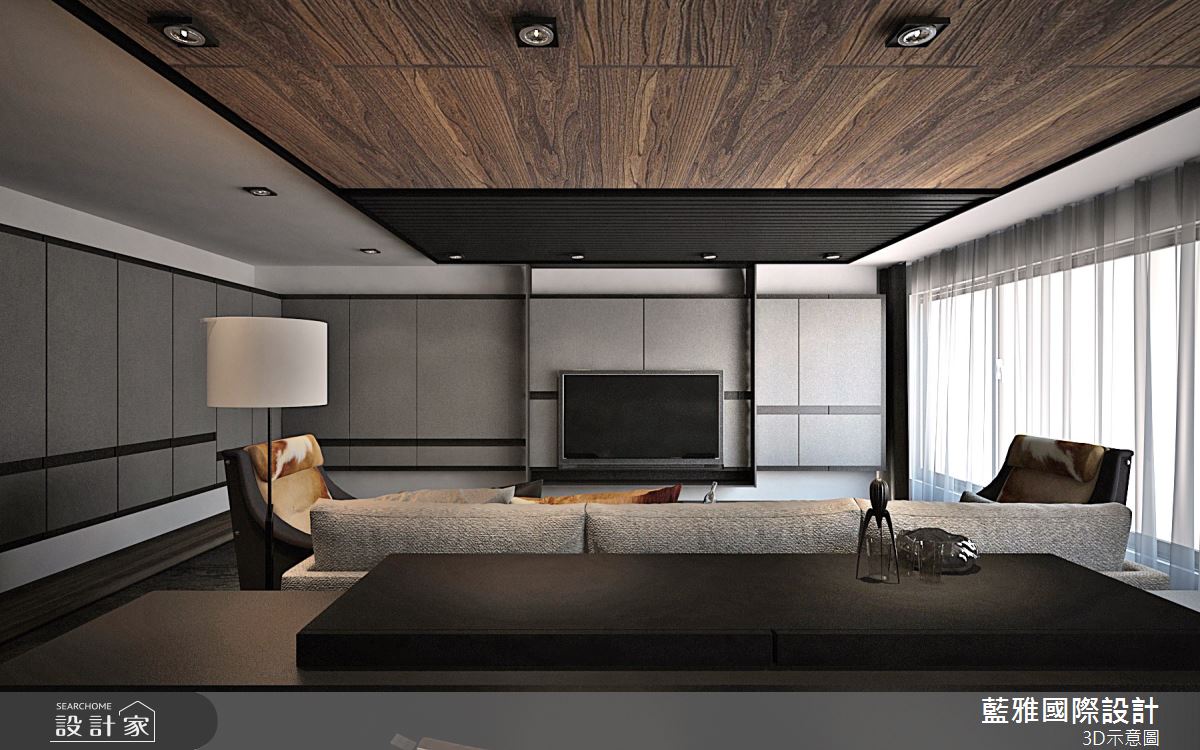 130坪新成屋(5年以下)＿現代風客廳案例圖片＿藍雅國際設計＿藍雅_26之19