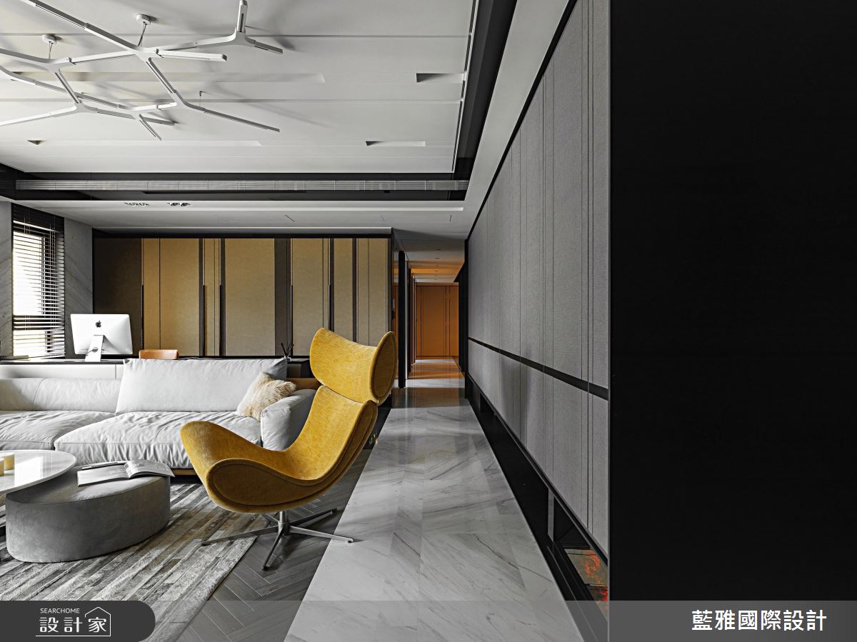 95坪新成屋(5年以下)＿奢華風客廳走廊案例圖片＿藍雅國際設計＿藍雅_29之5