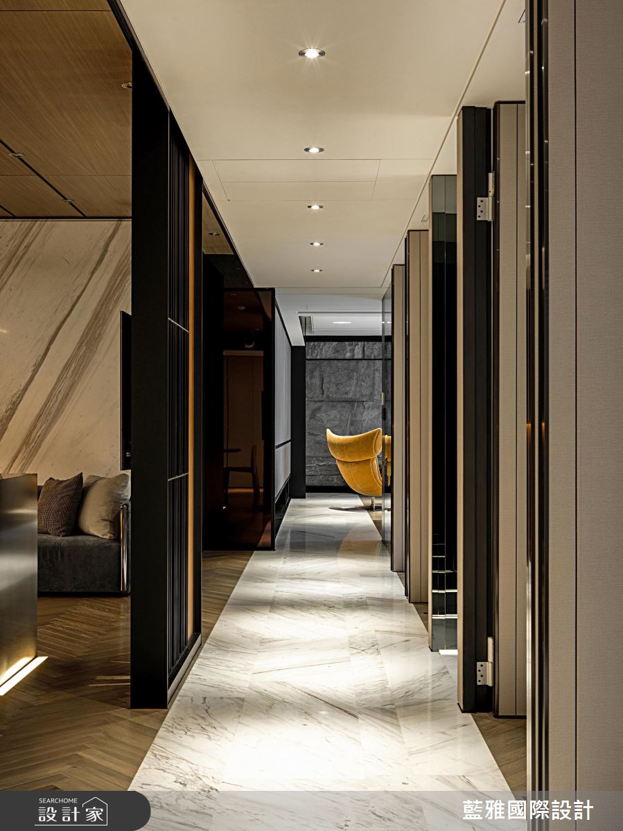 95坪新成屋(5年以下)＿奢華風走廊案例圖片＿藍雅國際設計＿藍雅_29之20