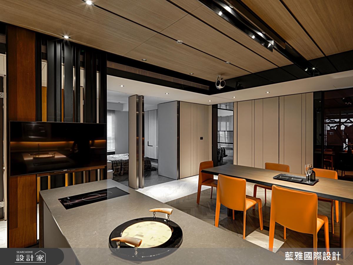 95坪新成屋(5年以下)＿奢華風餐廳中島案例圖片＿藍雅國際設計＿藍雅_29之23