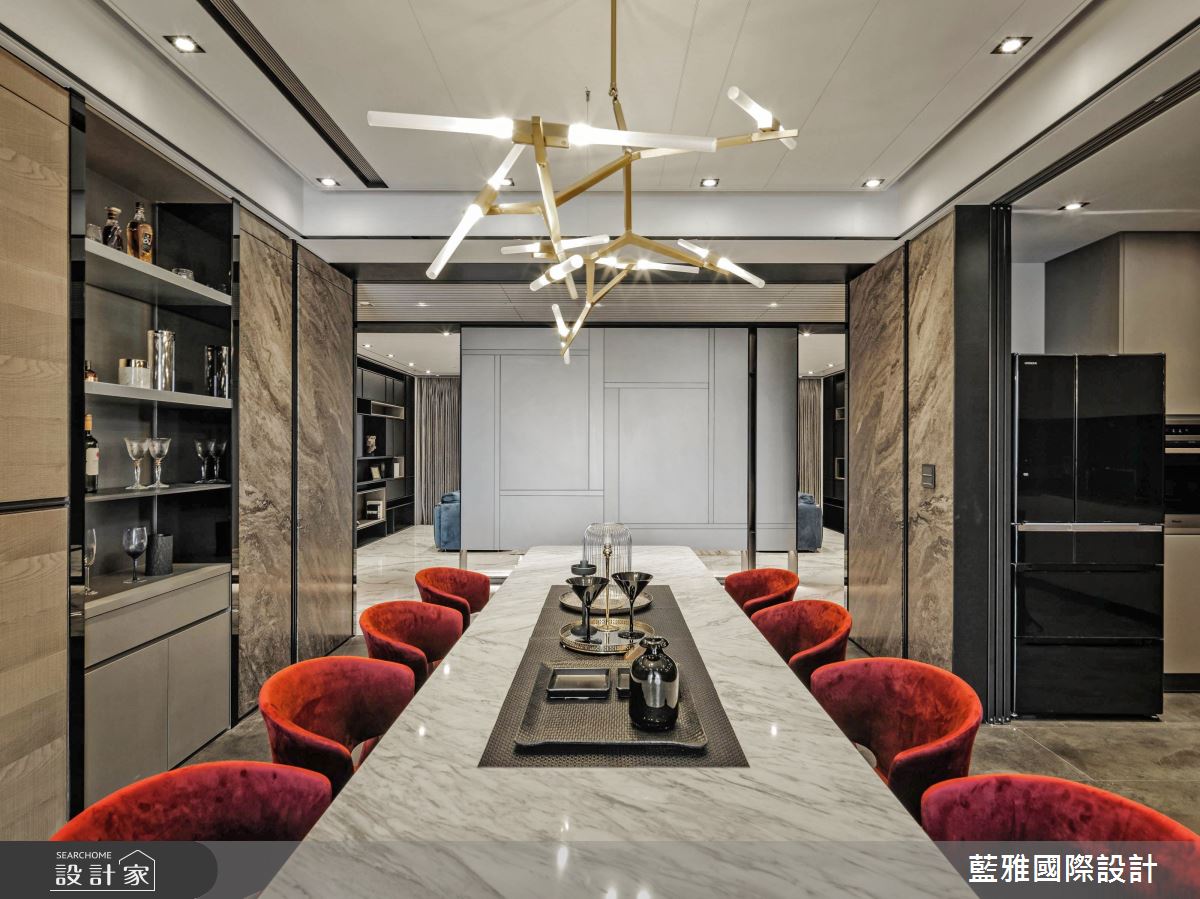 75坪新成屋(5年以下)＿奢華風餐廳案例圖片＿藍雅國際設計＿藍雅_32之18