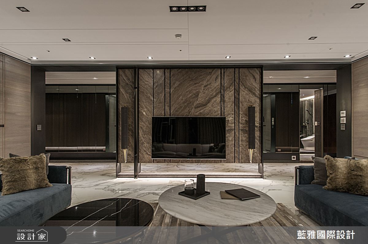 75坪新成屋(5年以下)＿奢華風客廳案例圖片＿藍雅國際設計＿藍雅_32之3