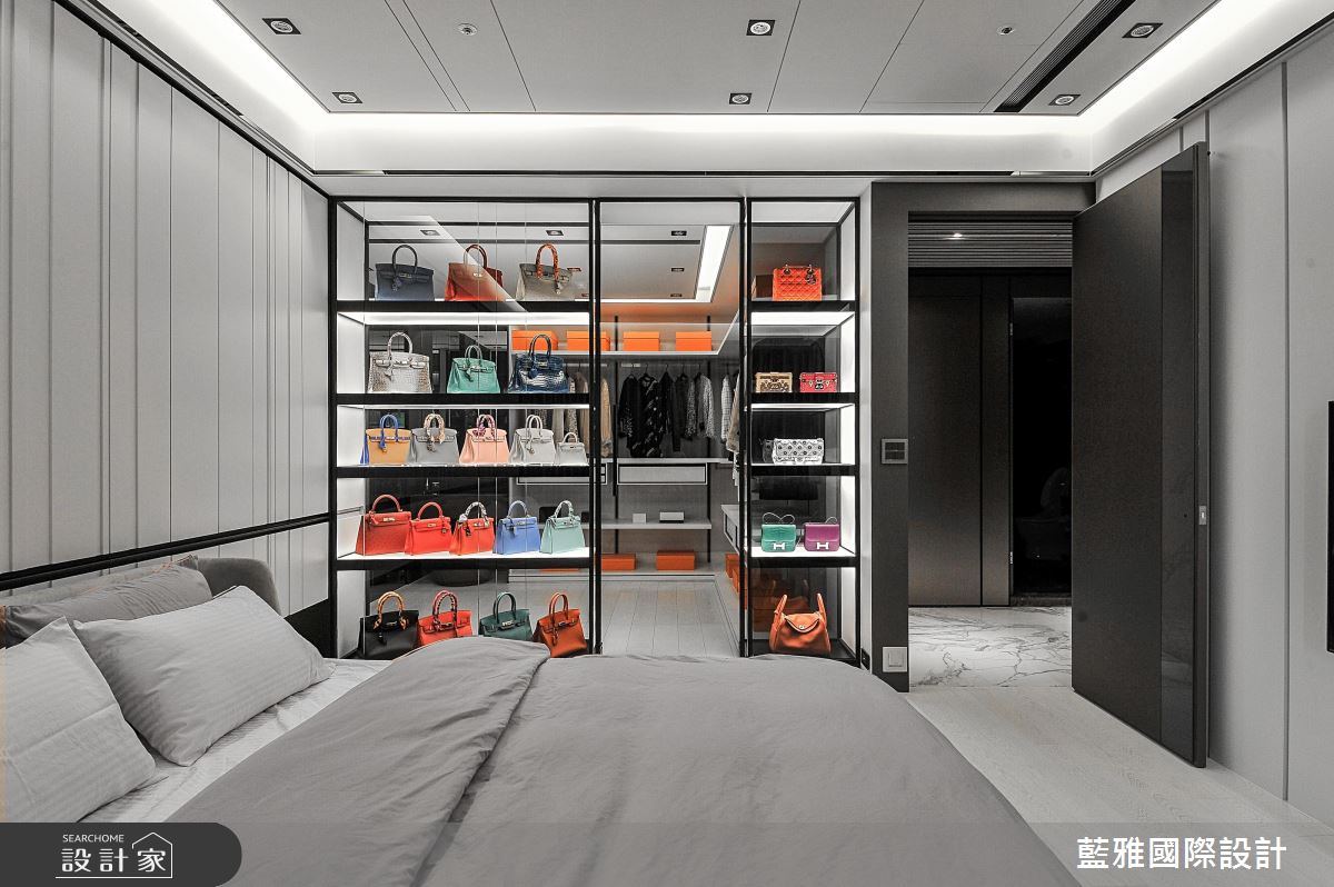 75坪新成屋(5年以下)＿奢華風臥室更衣間案例圖片＿藍雅國際設計＿藍雅_32之46