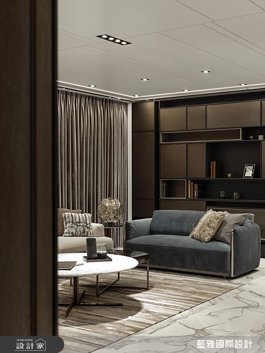 75坪新成屋(5年以下)＿奢華風客廳案例圖片＿藍雅國際設計＿藍雅_32之21