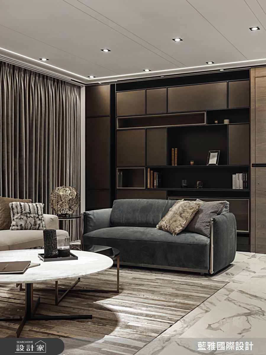 75坪新成屋(5年以下)＿奢華風客廳案例圖片＿藍雅國際設計＿藍雅_32之26