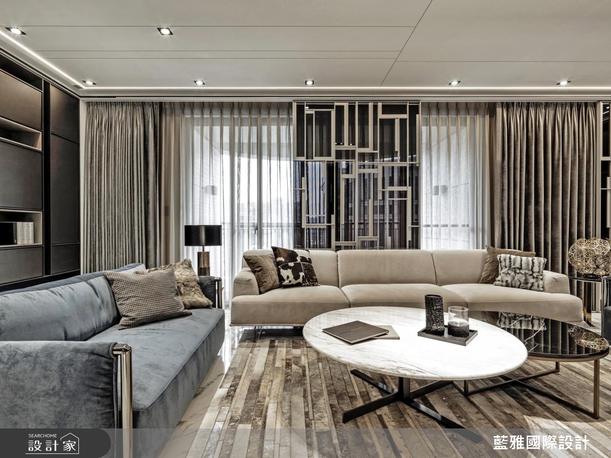 75坪新成屋(5年以下)＿奢華風客廳案例圖片＿藍雅國際設計＿藍雅_32之28