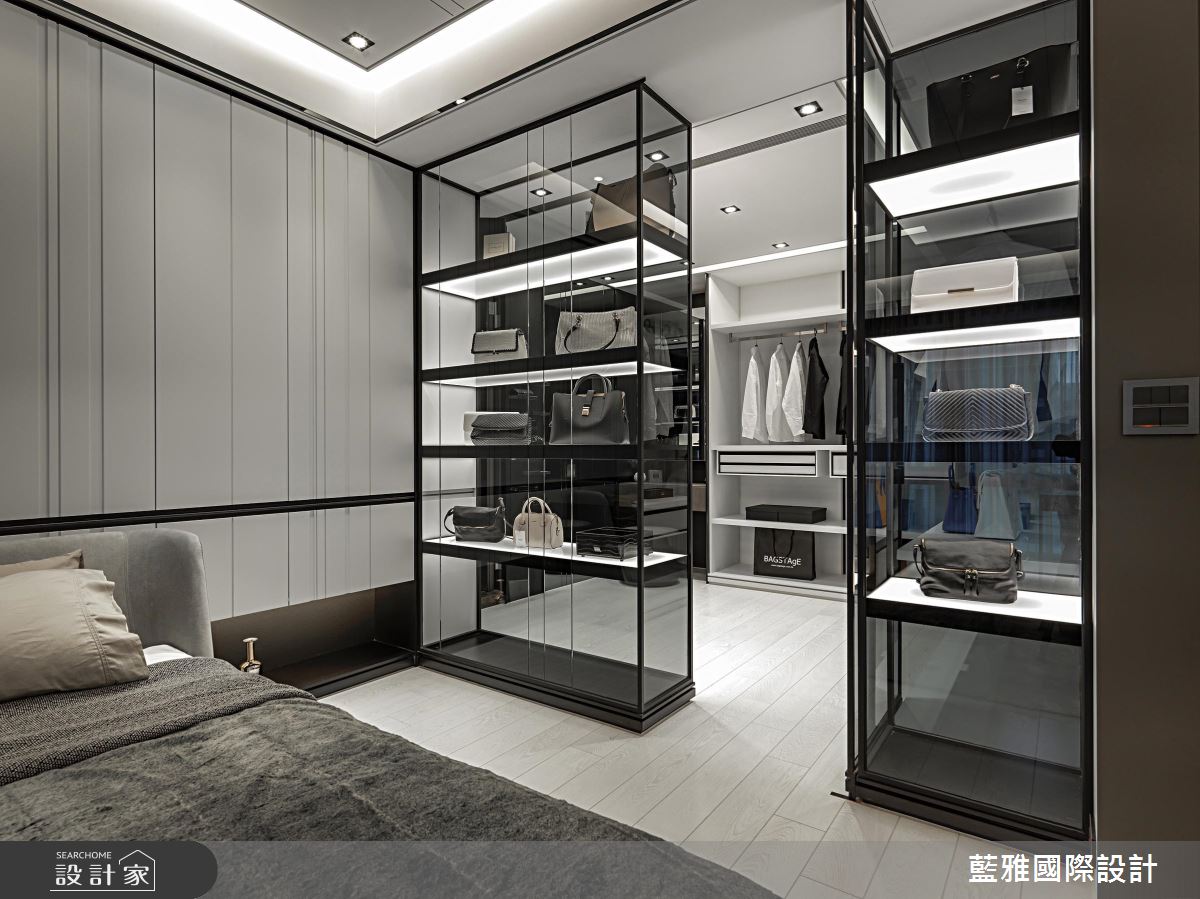 75坪新成屋(5年以下)＿奢華風臥室更衣間案例圖片＿藍雅國際設計＿藍雅_32之36