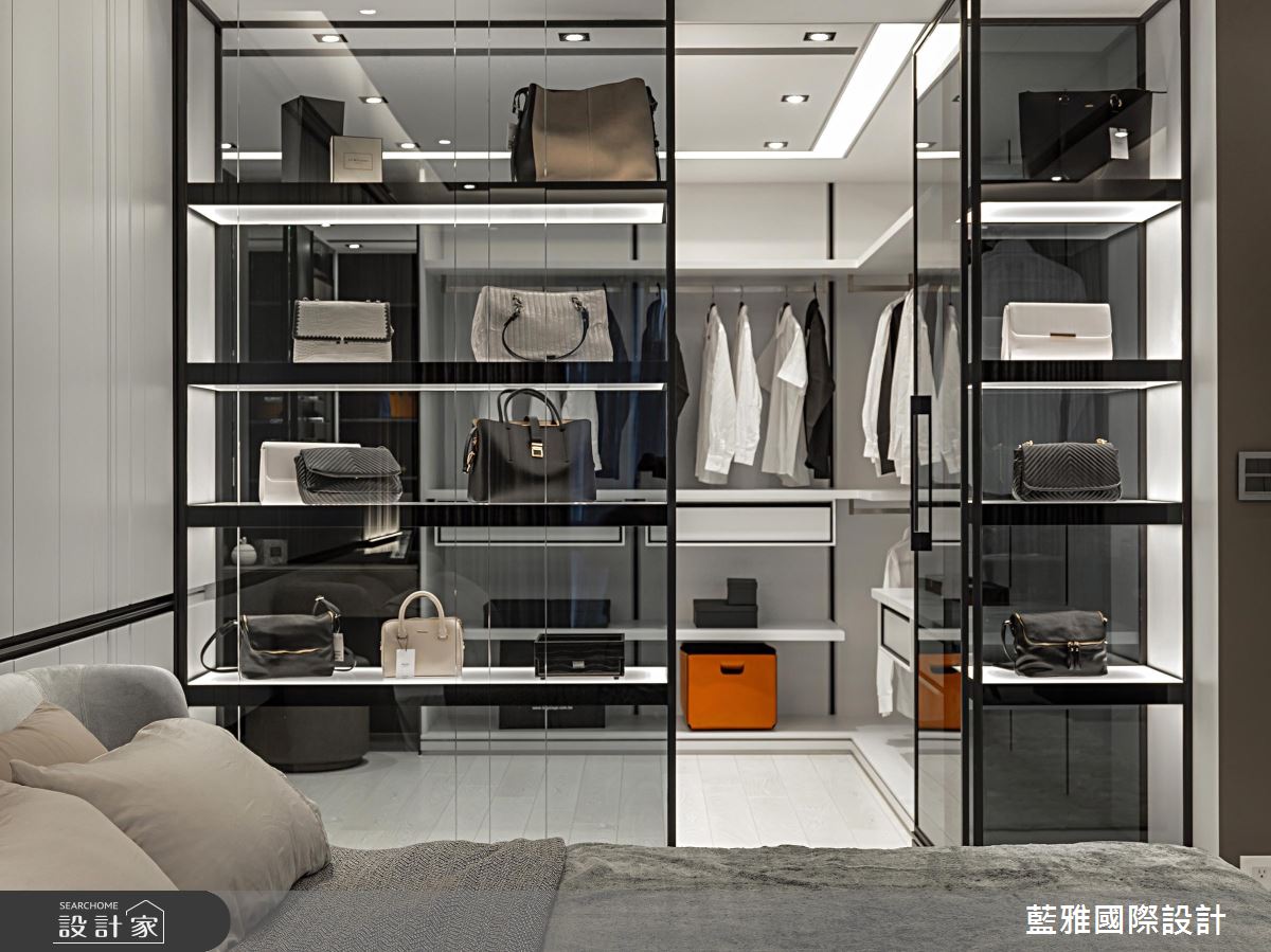 75坪新成屋(5年以下)＿奢華風臥室更衣間案例圖片＿藍雅國際設計＿藍雅_32之38