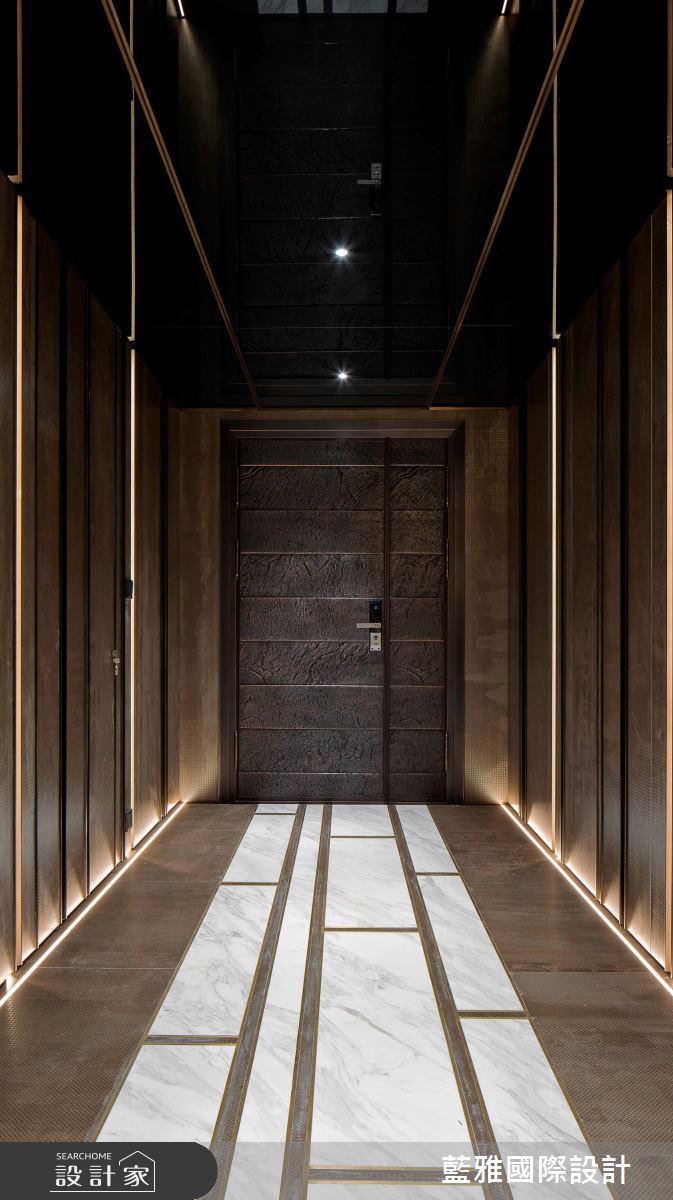 146坪新成屋(5年以下)＿奢華風玄關走廊案例圖片＿藍雅國際設計＿藍雅_40之5