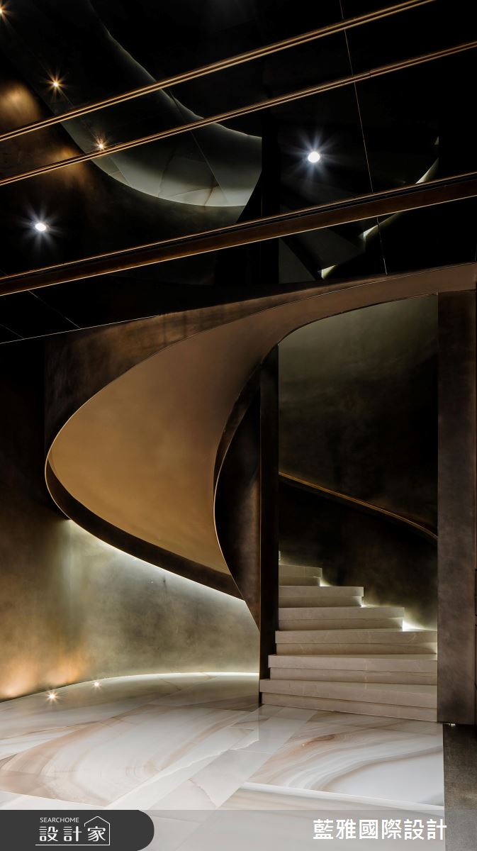 146坪新成屋(5年以下)＿奢華風樓梯案例圖片＿藍雅國際設計＿藍雅_40之24