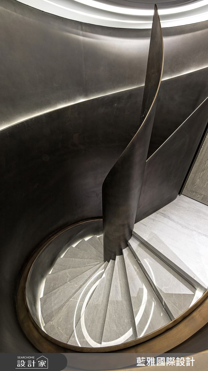 146坪新成屋(5年以下)＿奢華風樓梯案例圖片＿藍雅國際設計＿藍雅_40之26