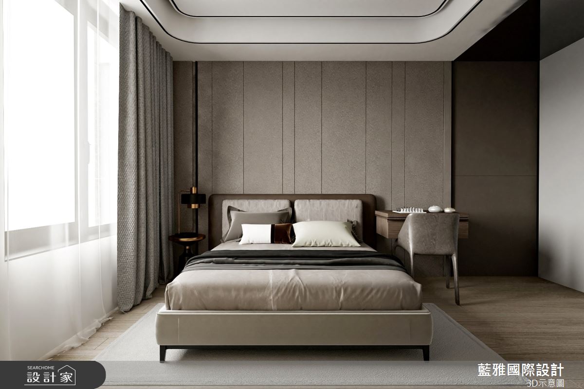 44坪新成屋(5年以下)＿現代風臥室案例圖片＿藍雅國際設計＿藍雅_42之15