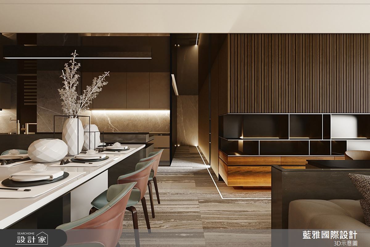 44坪新成屋(5年以下)＿現代風客廳餐廳案例圖片＿藍雅國際設計＿藍雅_42之5