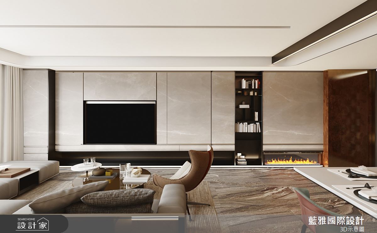 44坪新成屋(5年以下)＿現代風客廳案例圖片＿藍雅國際設計＿藍雅_42之13