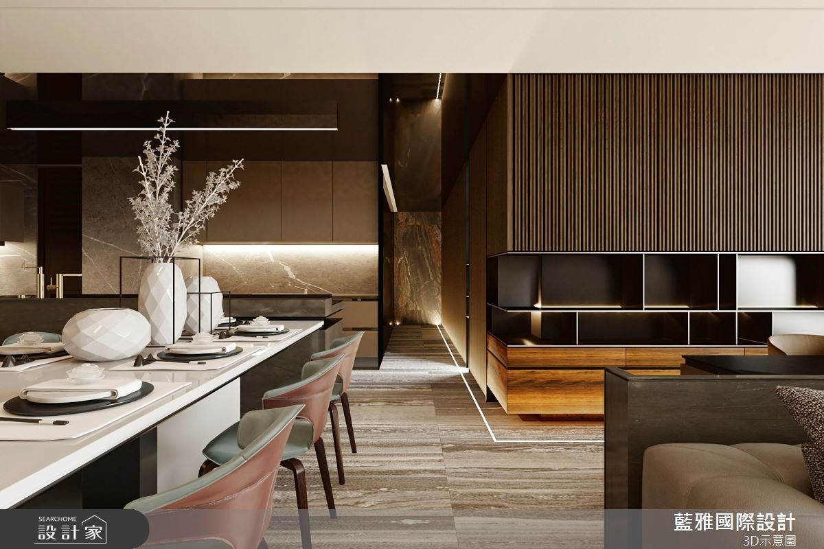 44坪新成屋(5年以下)＿現代風客廳餐廳案例圖片＿藍雅國際設計＿藍雅_42之6