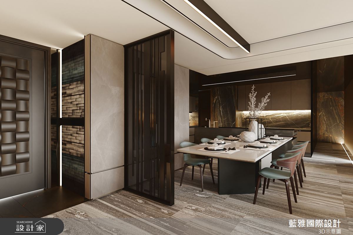 44坪新成屋(5年以下)＿現代風餐廳案例圖片＿藍雅國際設計＿藍雅_42之1